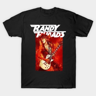 Randy Rhoads on fire T-Shirt